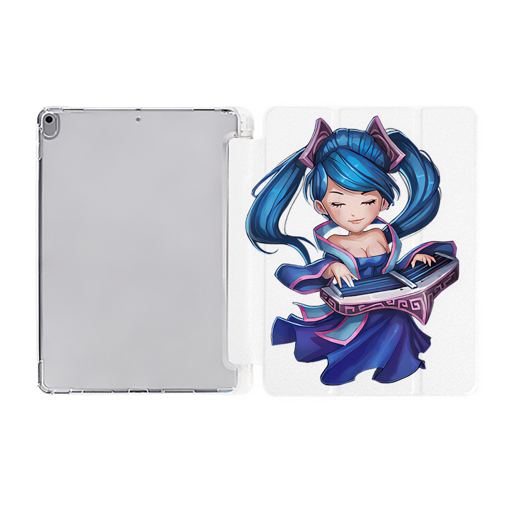 （画像用） リーグ・オブ・レジェンド League of Legends LOL IPad ケース ペン収納付き 三つ折りスタンド PUレザー×シリコン 対応機種9.5/10.5/10.9インチ